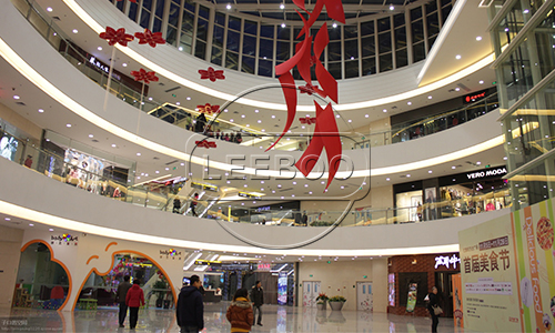 鞏義鑫利為長春萬達廣場提供防水套