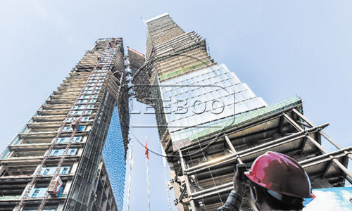 鞏義鑫利為深圳中建鋼構(gòu)大廈項目配